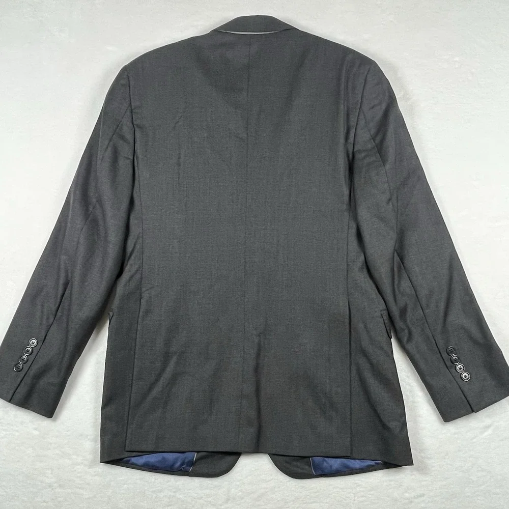 Brooks Brothers Brooksgate Regent Dark Gray Blazer Vitale Barberis Canonico Wool